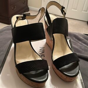 Black Leather Sandals